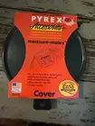 Vintage Pyrex Accessories Cover Measure-Mates 32 oz Measuring Cup Black- NEW