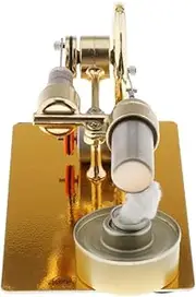 Generic Golden Sterling Engine Model Physics Science Physical Experimental Toy Gifts
