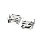 20PCS Micro USB Female Socket Connector 5-Pin 180 Degree, Replacement Adapter