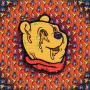 Honey Bear's Crew by Brandon Ready BLOTTER ART perforated tabs psychedelic