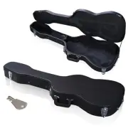 Electric Guitar Hardshell Case 41" Stratocaster Style Shockproof Black