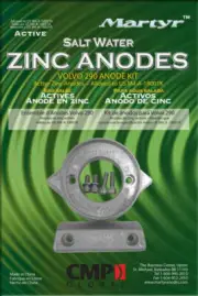 Volvo 290 SP Zinc Anode Kit - Martyr - CM290KITZ - *NEW* AU Seller