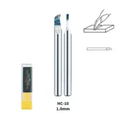 Dspiae 1.0mm Tungsten Steel Hook Broach (Scriber) Shank Dia: 3.175mm