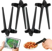 Snack Potato Chips Tongs,4Pcs Snack Finger Chopsticks Potato Chips Snack Clips