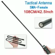 108cm/42.5" SMA-Female Tactical Antenna For Baofeng UV-5R UV-82 BF-F8HP Radio