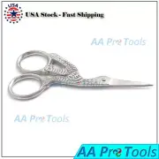 Stork Embroidery Scissors Cross Stitch Eyebrow Sewing Knitting Thin Point