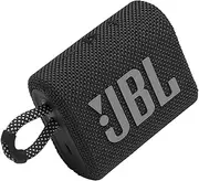 [JBL] Go 3 Portable Waterproof Wireless Bluetooth Speaker, Black