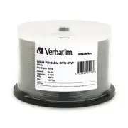 Verbatim DVD Recordable Media with DataLifePlus WE Inkjet Printable Surface