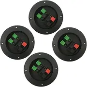 LIFKICH Loudspeaker Connector Accessory 4pcs Sound Equipment Connector Speaker Terminal Replacement Part Plastic
