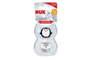 NUK Space Baby Dummy 0-6m, With Extra Ventilation, BPA-Free Silicone, 2 Pack - Assorted