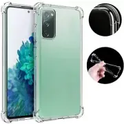 For Galaxy S20 FE 5G Clear Shockproof Flexible TPU Soft Protective Case