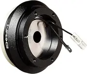 NRG Innovations NRG-SRK-130H Racing Style, Steering Wheel Quick Release Short Hub Adapter, 6 X 70mm Bolt Pattern, Black Body