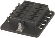 10 Way Blade Fuse Block Spade Terminal Connection