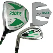 Rookie - Kids Golf Set RH - 3 Pce Green 7 to 10 YRS