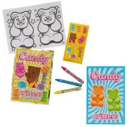 Mini Candy Critters Characters Stationery 4" x 5 1/2" Sets for 12 - Assortments