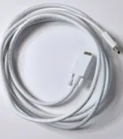 DisplayPort to VGA Adapter, DP DisplayPort to VGA 6 Feet Cable Male to Male Whit