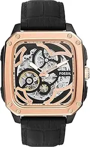 [FOSSIL] Inscription Black Analog Watch ME3205