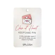 Close at Heart Keepsake Pin Protection Travel Gift Pocket Memorial Brooch Charm