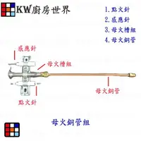 在飛比找樂天市場購物網優惠-高雄 熱水器零件 母火銅管組合 (內含:點火針.感應針.母火