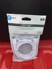 New High speed with Ethernet HDMI cable 6 ft Brand: Onn