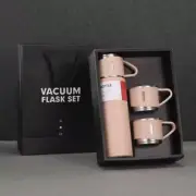 Thermo Coffee Travel Mug Stainless Steel Vacuum Flask Gift Set 16.9 oz pink