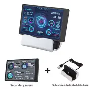 3.5inch IPS USB-C Secondary Screen Computer CPU GPU RAM HDD Monitor USB AIDA64