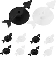 MUSISALY 10Pcs Turntable Game Pointers Plastic Arrows for Board Games Fun Interactive Counting Pegs for Adults for DIY Party Game Activities