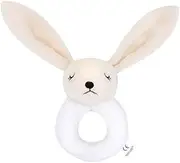 Rabbit Doll Baby Toy Round Handbell Appease Towel Toy, Decorative Kids Pillows Pad Perfect for Children’s Room Or Bedroom