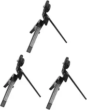 EXQUIMEUBLE 3PCS Portable Tripod Stand for Camera and Smartphone Adjustable Desktop Holder for Travel Live Streaming and Video Calls Stable Grip and Convenient Viewing Angle