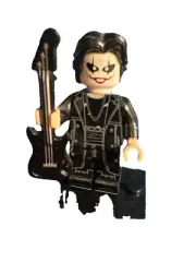 Custom The Crow Eric Draven Building Block Mini Figure