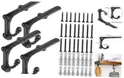 6 Inch Decorative Shelf Brackets-Heavy Duty Wall Brackets 4 Pack 6" Bracket