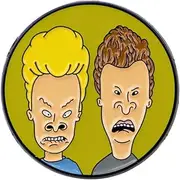 [Pinstant] Beavis and Butt-Head Butthead Comedy Animated TV Show Cartoon 1.25" Enamel Pin Badge, 1.25 Inches, Enamel, enamel