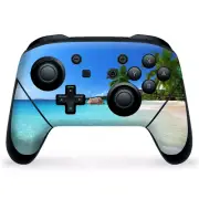 Nintendo Switch Pro Controller Skin Decal Vinyl Wrap - Tropical Paradise Palm