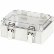 Medium ABS IP66 Enclosure Gasket Seals Stainless Steel Hardware Clear Cover