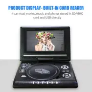 7.8" DVD Player Car HD Game CD TV Player Swivel Screen Reader Player Portable