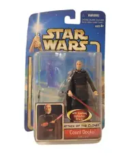 2002 Star Wars COUNT DOOKU-Dark Lord- Attack Of The Clones Action Figure NEW