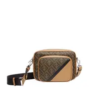 Fendi Diagonal Duo Camera Bag One size Brown
