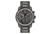 Movado Gunmetal Steel Chronograph Men's Swiss Made Watch - 3600867