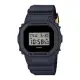 CASIO卡西歐5600 系列DWE-5657RE-1 40週年經典復刻全黑替換錶圈方型電子腕錶 43.8mm