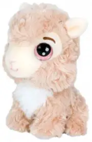 LIL PEEPERS 8" 20cm Forest Plush Kids Toy Tan Llama Fluffy - Brand Russ Kellytoy
