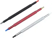SING F LTD 3PCS Watch Hand Presser Watch Hand Pusher Fitting Set Watch Link Remover Watch Strap Repair Tool Watchmakers Wristwatch Repair Accessories