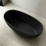 Byron Egg Oval Freestanding Bath, Matte Black 1300mm still in packaging