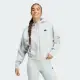 【adidas】ZNE Full-Zip 女款外套 灰 黑 連帽 寬版 吸汗 拉鍊口袋 愛迪達 IN5134-A/S