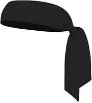 [Generic] Tie Headband for Men -Tennis Headband for Women,Sweat Band for Workout, Head Tie for Running, Football, Basketball,Athletics
