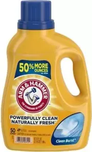 Arm & Hammer Clean Burst Liquid Laundry Detergent, 50 loads