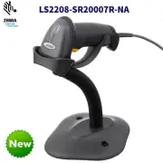 Zebra Symbol LS2208-SR20007R-NA 1D USB Handheld Barcode Scanner USB Kit Stand