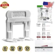 250 Pack of T-Lock 1/8" Clips for Precise Tile Leveling & Easy Installation