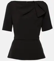 [Safiyaa] Safiyaa Gathered top AU 18 black
