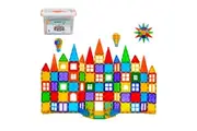 Playpals Kids Magnetic Tiles Blocks Building Educational Toys Child Gift 120PCS