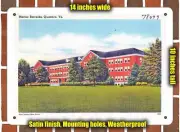 METAL SIGN - Virginia Postcard - Marine Barracks, Quantico, Va.